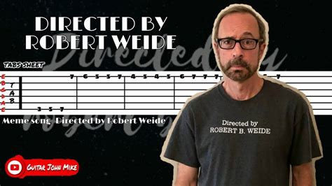 Directed By Robert Weide Meme Song Tabs Guitar Tutorial Youtube