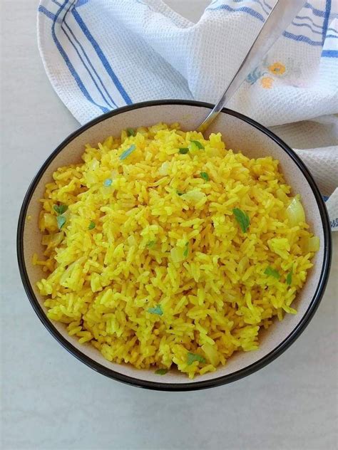 Curry Rice Yellow Rice Biscuits And Ladles Recipe Curry Rice