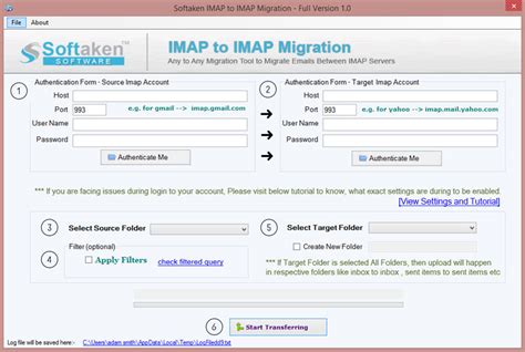 Free Imap To Imap Migration Tool To Transfer Emails Between Imap Servers