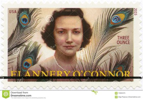 Usa 2015 Shows Mary Flannery O`connor 1925 1964 American Writer And