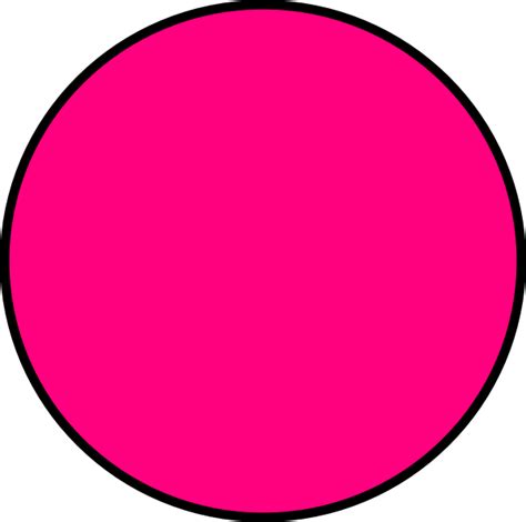 Pink Circle Clip Art At Vector Clip Art Online