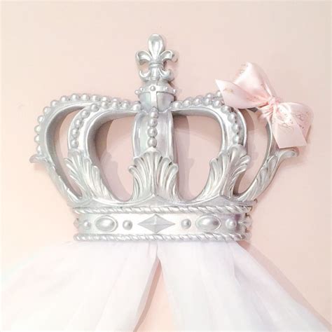 Add the final touch to your bedding ensemble with a stylish teester bed crown. Details about Silver Canopy Princess Cot Bed Wall Crown ...