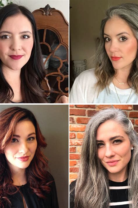 Transition Hairstyles For Going Gray Hairstyle Catalog
