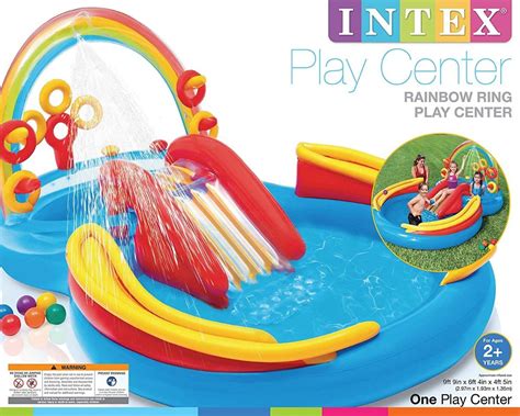 Lugar de niños en tacámbaro desde $ 60 mxn. Alberca Inflable Rainbow Ring Para Niños Intex Envio ...