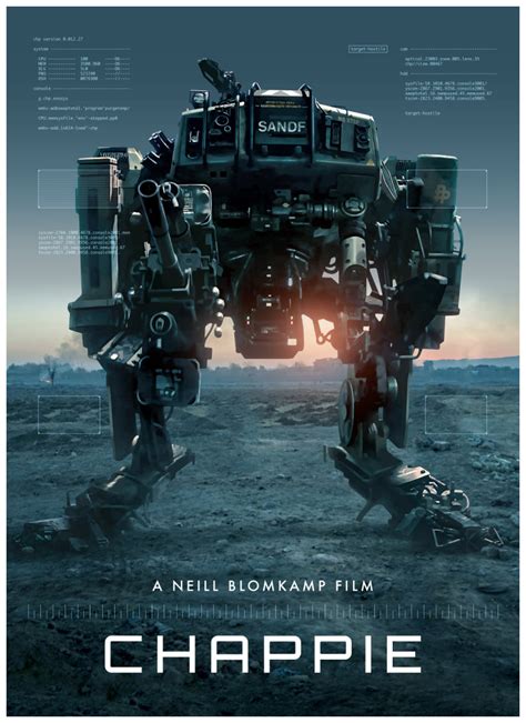 Poster Posse Project 14 Neill Blomkamps Sci Fi Film Chappie