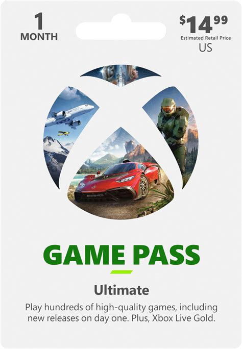 Best Buy Microsoft Xbox Game Pass Ultimate 1 Month Membership