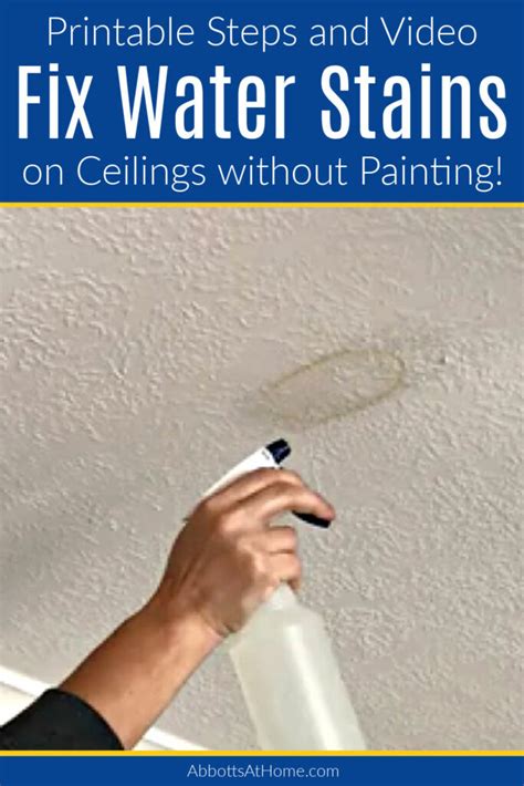 How To Hide Water Stains On Walls Little Thicileares