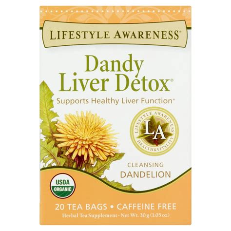 Lifestyle Awareness Dandy Liver Detox Tea With Cleansing Dandelion