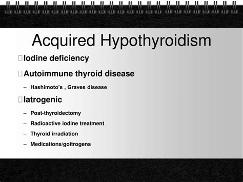 Ppt Hypothyroidism Powerpoint Presentation Free Download Id9105421
