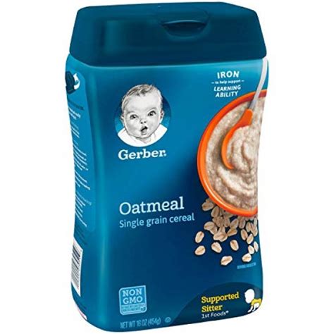Gerber Baby Cereal Oatmeal 8 Ounce