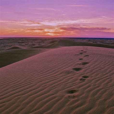 Desert Sunset Nature Landscape Sky Pictures Download