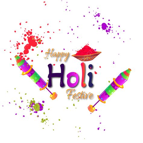Happy Holi Festival Vector Png Images Happy Holi Festival Creative