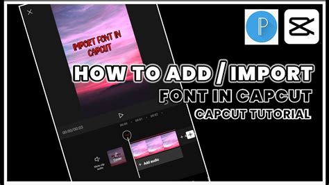 How To Add Import Custom Font In Capcut Capcut Capcut Tutorial
