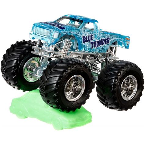 Buy Hot Wheels Monster Jam Truck 164 Blue Thunder Flw85