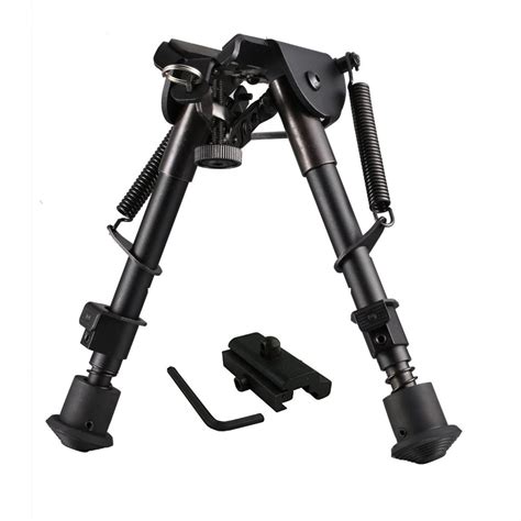 Cvlife 6 9 Inches Military Rifle Bipod Adjustable Spring Return With