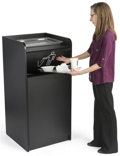 Easily separate recyclable items with this versatile recycling cabinet by imperial, perfect for any homeowner who is environmentally aware.this unit is a convenient way to replace a trash compactor by filling in the space and can be used for recyclable items or for trash. Trash Receptacle for 36 Gallon Bin, Tray Shelf, Litter ...