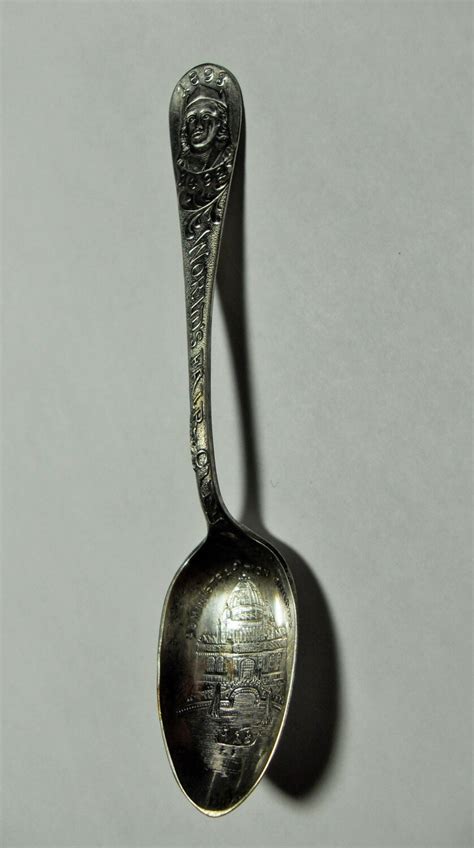 1893 Chicago Worlds Fair Spoon Silver Plated Collectible