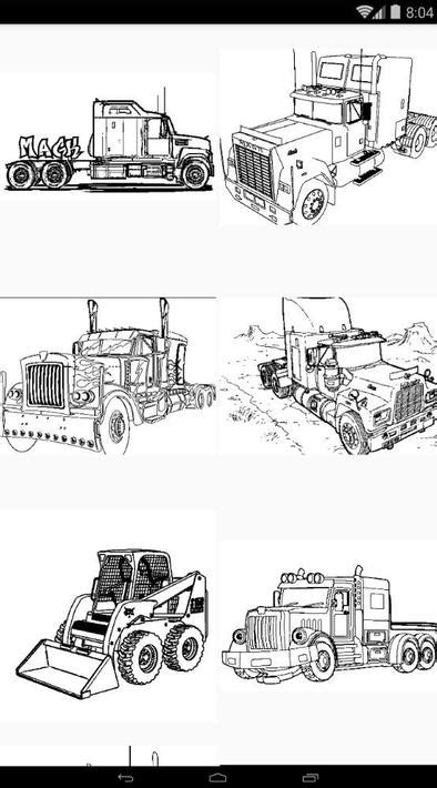 truck coloring adult coloring pages  android apk