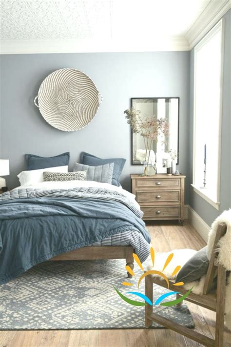We're starting off this list with the most popular color of all. Trendy colors: Fabulous bedroom design in gray-blue (With ...