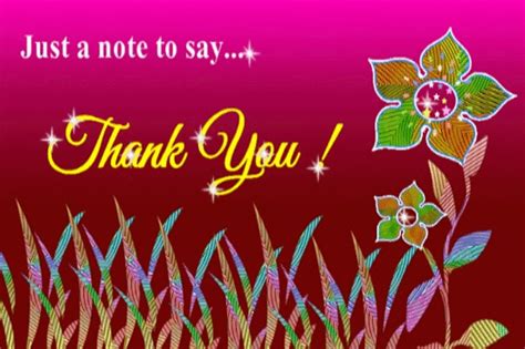 Just A Note To Say Thank You Free For Everyone Ecards Greeting Cards