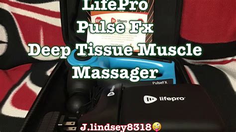 Pulse Fx Powerful Rotating Percussion Massage Gun Deep Tissue Muscle Massager By Lifepro Youtube