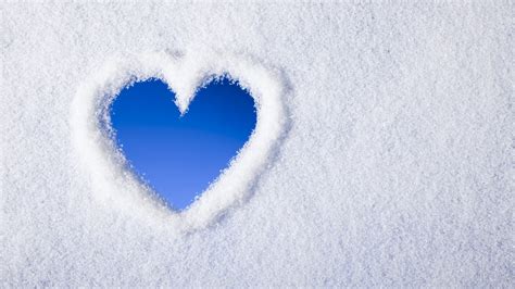 1920x1080 1920x1080 Winter Snow Heart Coolwallpapersme