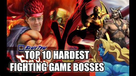 Gametom Top 10 Hardest Fighting Game Bosses Part 1 Youtube