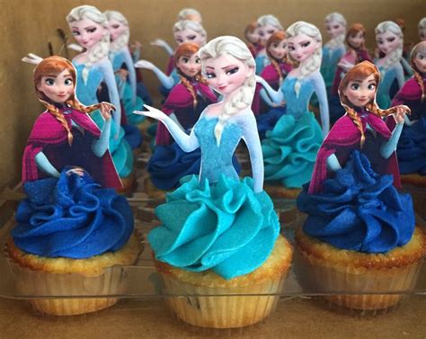 Ana And Elsa Frozen Cupcakes By Cakesbyme Frozen Cupcakes Cupcake