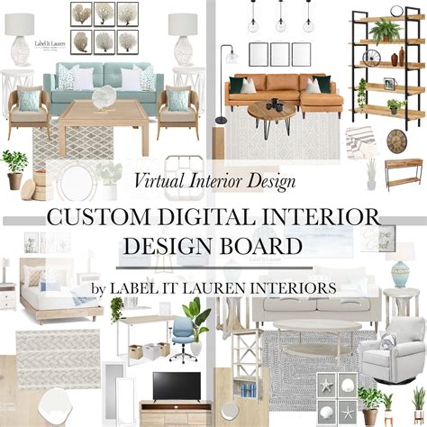 Custom Digital Design Board Virtual Interior Design Services Etsy