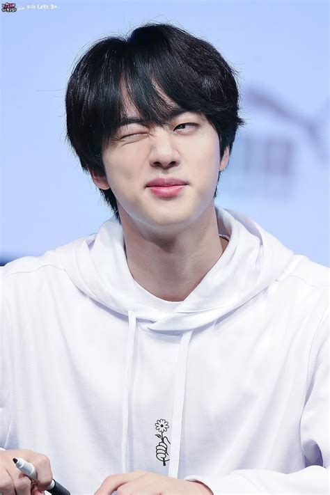 BTS S Worldwide Handsome Jin Is Flirting With Fans And Himself