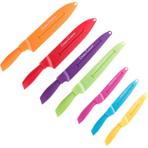 Trademark 82 Cc5000 Colored Knife Set With Sheaths Pro Grade 14