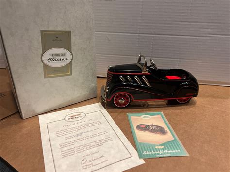 Hallmark Kiddie Car Classics 1937 Auburn Steelcraft Pedal Car New In