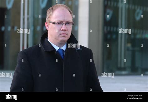 Lorcan Mccloskey Leaving The Fraud Trial Of Former Anglo Irish Bank Executives Sean Fitzpatrick