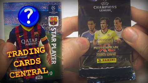 Panini Xl Adrenalyn Uefa Champions League Trading Cards Central Youtube