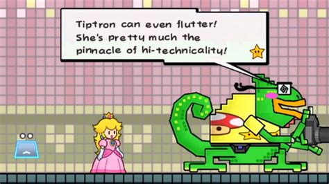 Lets Play Super Paper Mario Part 78 Robotic Tippi Tiptron Youtube