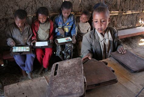 Ethiopian Kids Teach Themselves With Tablets The Washington Post