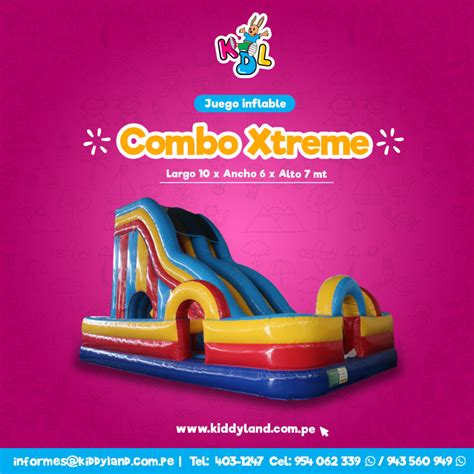 Juegos Inflables Para Niños Y No Tan Niños Kiddyland Jinflables Lima