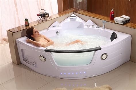 New 2 Person Jetted Whirlpool Massage Hydrotherapy Bathtub Tub Indoor