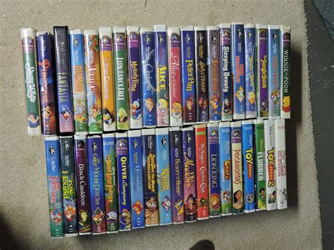 The Disney Vhs Tape Collection Rnostalgia