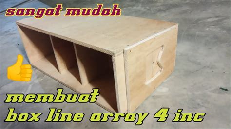 Skema box miniatur middle 4 inch skema. Merakit box line array 4 inch sangat mudah - YouTube