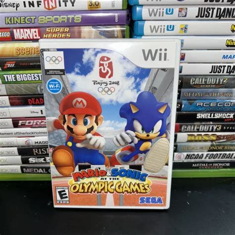 Mario Sonic At The Olympic Games Wii Cib Complete Tested Clean Picclick Uk