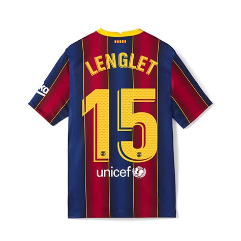 Vivement critiqué ces dernières semaines, clément lenglet a reçu ce mardi le soutien de ronald koeman. Femme Football Maillot Clement Lenglet #15 Tenues Domicile ...