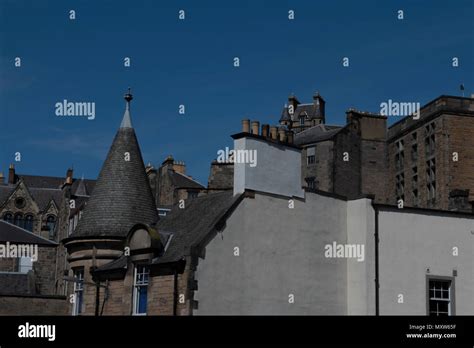 Edinburgh Cityscape Scotland Great Britainold Houses Stock Photo Alamy