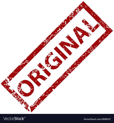 Original Rubber Stamp Royalty Free Vector Image