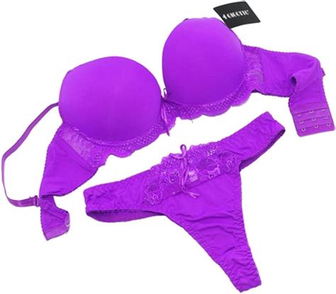 new sexy seamless bra and thong set underwear women satin lace push up bras bikini lingerie set