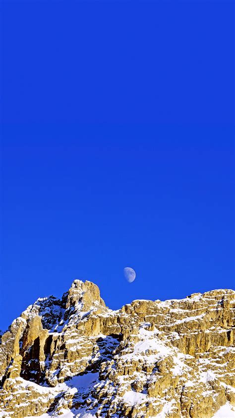 White And Brown Rock Formation Under Blue Sky During Daytime Hd Phone