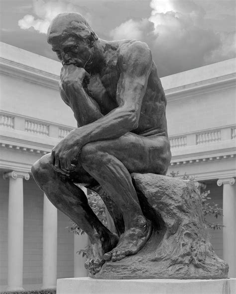 The Thinker Bronze Sculpture Auguste Rodin Legion Of Honor San