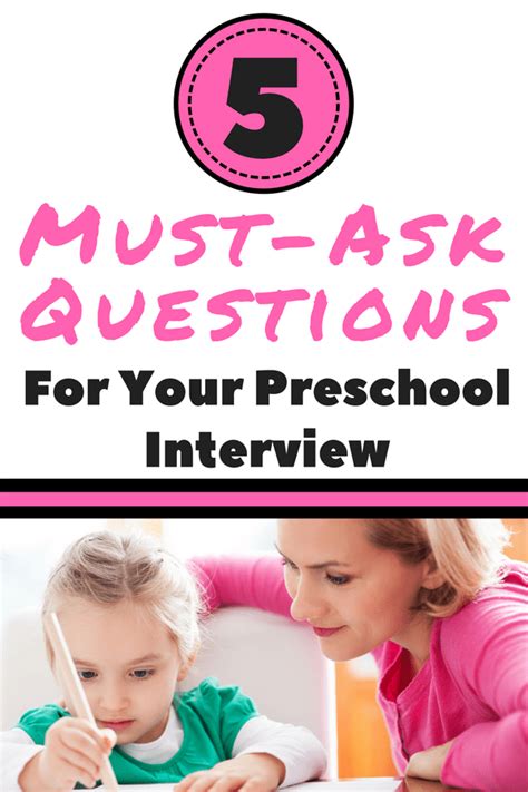Preschool Interview Top 5 Must Ask Questions