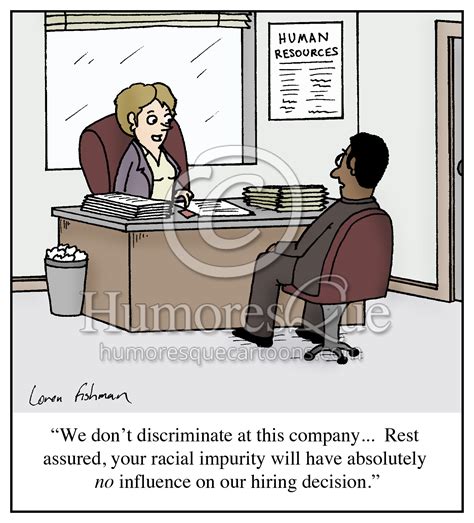 Race Discrimination Cartoon