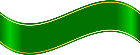 Download Green Banner Png Clipart Faixa Verde E Amarela Png
